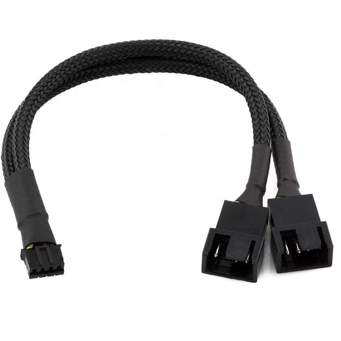 메인보드 CPU 4 PIN 커넥터 PC 케이스 온도 제어 냉각 팬 Y 스플리터 확장 PWM 케이블 1
