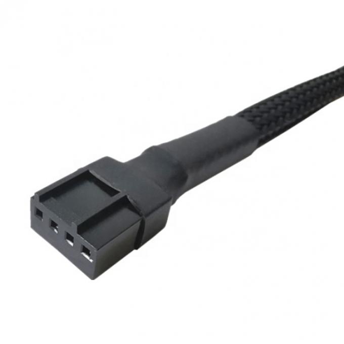 메인보드 CPU 4 PIN 커넥터 PC 케이스 온도 제어 냉각 팬 Y 스플리터 확장 PWM 케이블 4