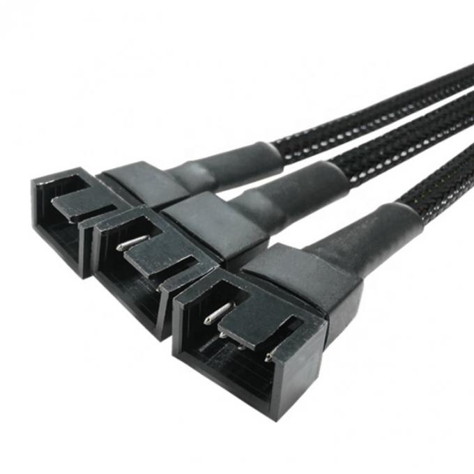 1 ~ 3 CPU 4 PIN 커넥터 PC 케이스 온도 제어 냉각 팬 Y 스플리터 확장 PWM 케이블 3