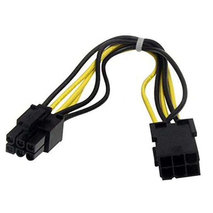 PCI-E 6 핀에서 6 핀 남성에서 여성 GPU ATX 비디오 그래픽 카드 PCIE PCI 익스프레스 전원 케이블 0