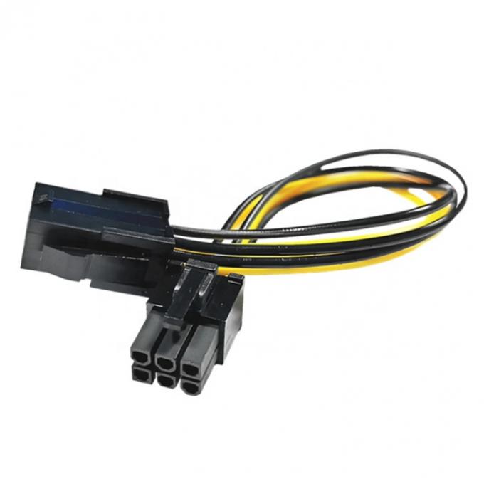 PCI-E 6 핀에서 6 핀 남성에서 여성 GPU ATX 비디오 그래픽 카드 PCIE PCI 익스프레스 전원 케이블 4