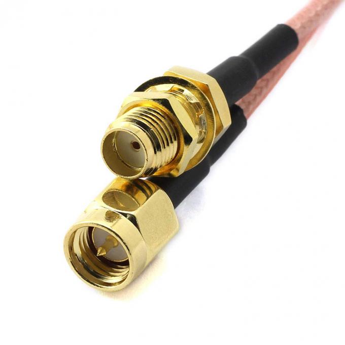 RG316 코아시얼 RF SMA 남성에서 SMA 여성 점퍼 커넥터 안테나 확장 케이블 Wifi 햄 라디오 GPS 2