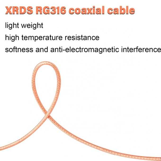 RG316 코아시얼 RF SMA 남성에서 SMA 여성 점퍼 커넥터 안테나 확장 케이블 Wifi 햄 라디오 GPS 3