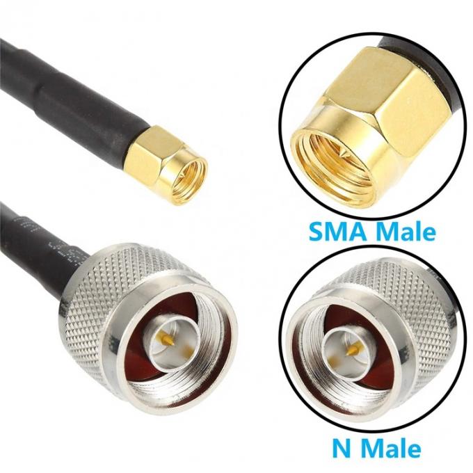 사용자 지정 안테나 SMA 남성부터 N 타입 Pigtail RF 동축 확장 케이블 GPS Wifi 안테나 2