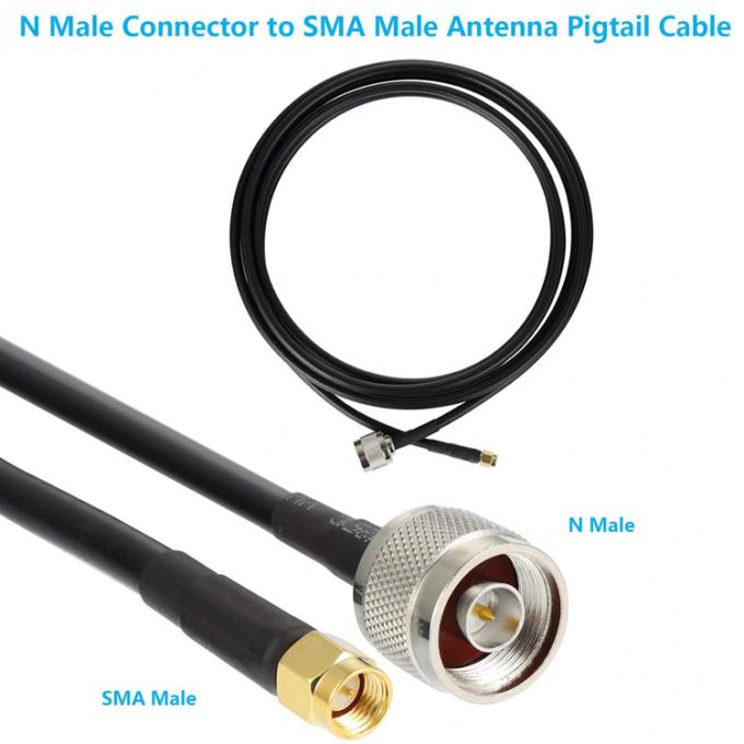 사용자 지정 안테나 SMA 남성부터 N 타입 Pigtail RF 동축 확장 케이블 GPS Wifi 안테나 4