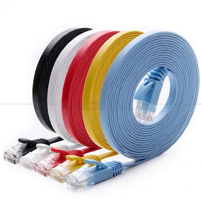 1m 5m 10m UTP FTP 쉴드 Cat5 Cat5e Cat6 Ca6a Cat7 RJ45 라우터용 평면 이더넷 패치 네트워크 LAN 케이블 11