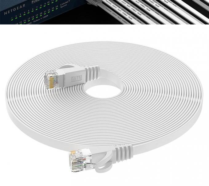 1m 5m 10m UTP FTP 쉴드 Cat5 Cat5e Cat6 Ca6a Cat7 RJ45 라우터용 평면 이더넷 패치 네트워크 LAN 케이블 10
