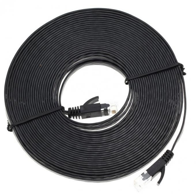 UTP STP 산업용 Cat5 Cat5e Cat6 Cat7 Cat8 평면 RJ45 패치 코드 네트워크 LAN 이더넷 확장 케이블 1