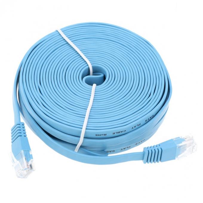 UTP STP 산업용 Cat5 Cat5e Cat6 Cat7 Cat8 평면 RJ45 패치 코드 네트워크 LAN 이더넷 확장 케이블 4