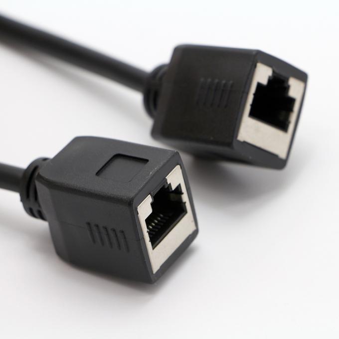 커스터마이징 1M 2M 8P8C RJ45 여성 RJ45 여성 소켓 랜 네트워크 이더넷 케이블 3