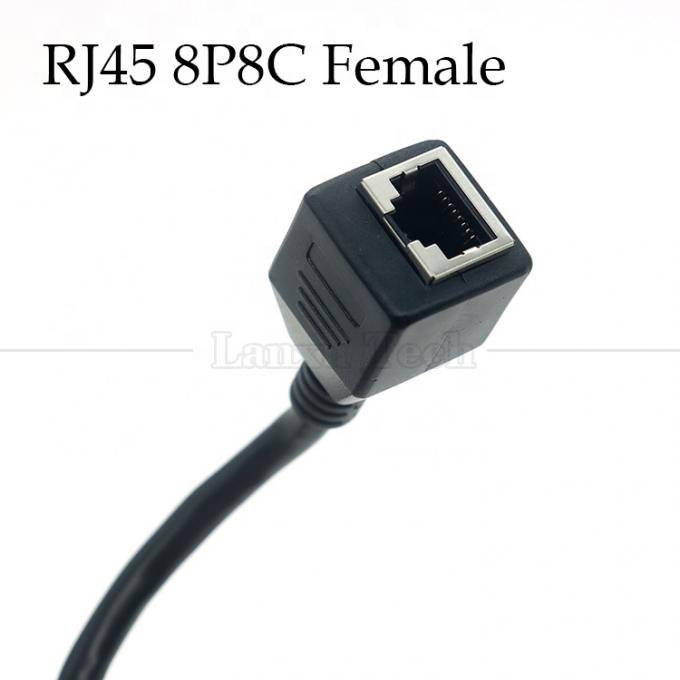 고품질 네트워크 이더넷 Cta6 26AWG RJ45 8p8c 여성 소켓 오픈 틴 바 naked 와이어 끝 케이블 3