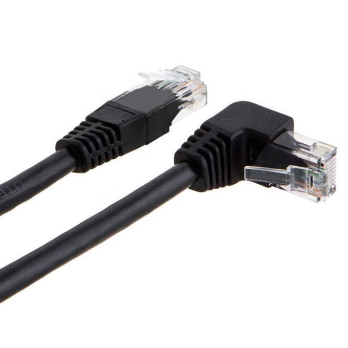 UTP STP 90도 오른쪽 왼쪽 각 Cat5 Cat5e Cat6 Cat7 RJ45 확장 이더넷 LAN 네트워크 케이블 4