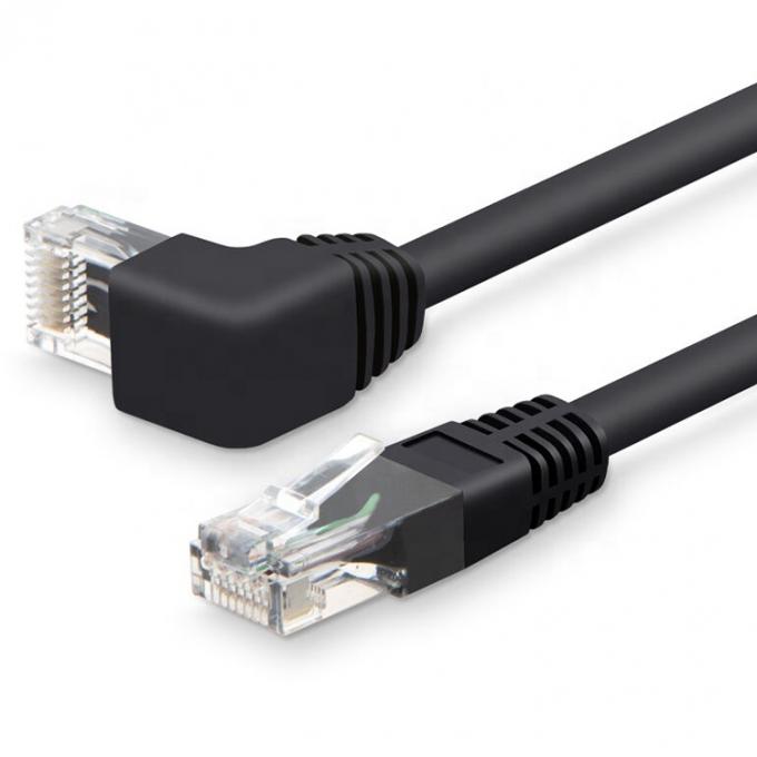 UTP STP 90도 오른쪽 왼쪽 각 Cat5 Cat5e Cat6 Cat7 RJ45 확장 이더넷 LAN 네트워크 케이블 3
