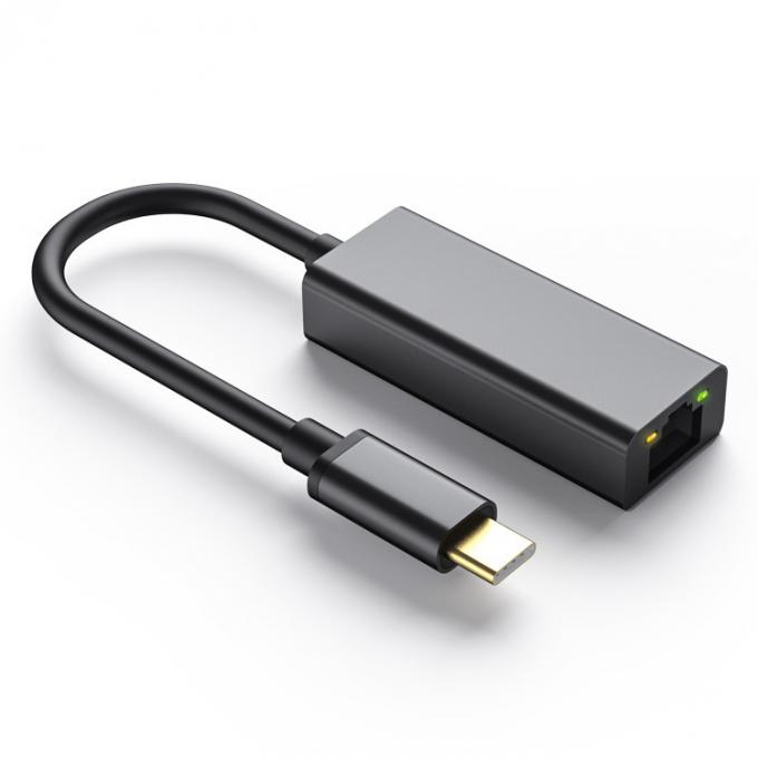 플러그 앤 플레이 USB 3.0 타입 C Gigabit RJ45 이더넷 네트워크 랜 어댑터 0