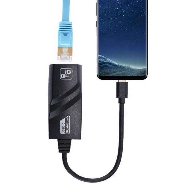 높은 호환성 USB 3.1 타입 C Gigabit RJ45 이더넷 네트워크 랜 어댑터 4