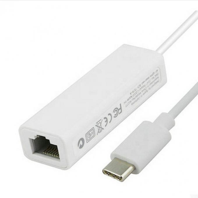 플러그 앤 플레이 100Mbps 기가비트 USB 타입 C에서 RJ45 이더넷 랜 네트워크 어댑터 노트북 컴퓨터 1