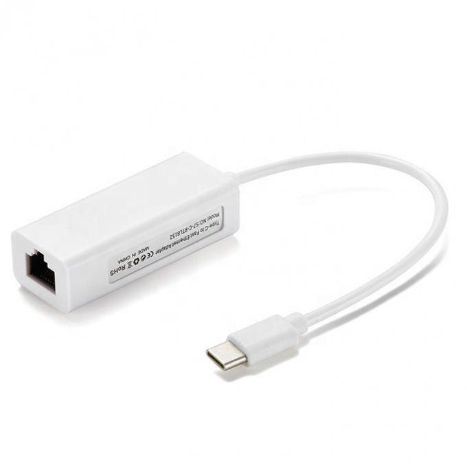 플러그 앤 플레이 100Mbps 기가비트 USB 타입 C에서 RJ45 이더넷 랜 네트워크 어댑터 노트북 컴퓨터 3
