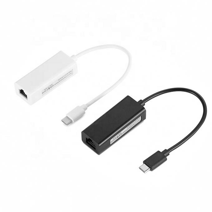 플러그 앤 플레이 100Mbps 기가비트 USB 타입 C에서 RJ45 이더넷 랜 네트워크 어댑터 노트북 컴퓨터 5