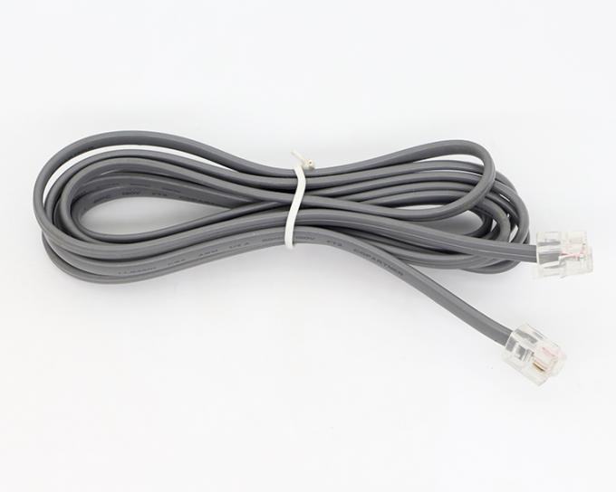 RJ11에서 RJ11 6P2C 인터컴 ADSI 전화 케이블 2
