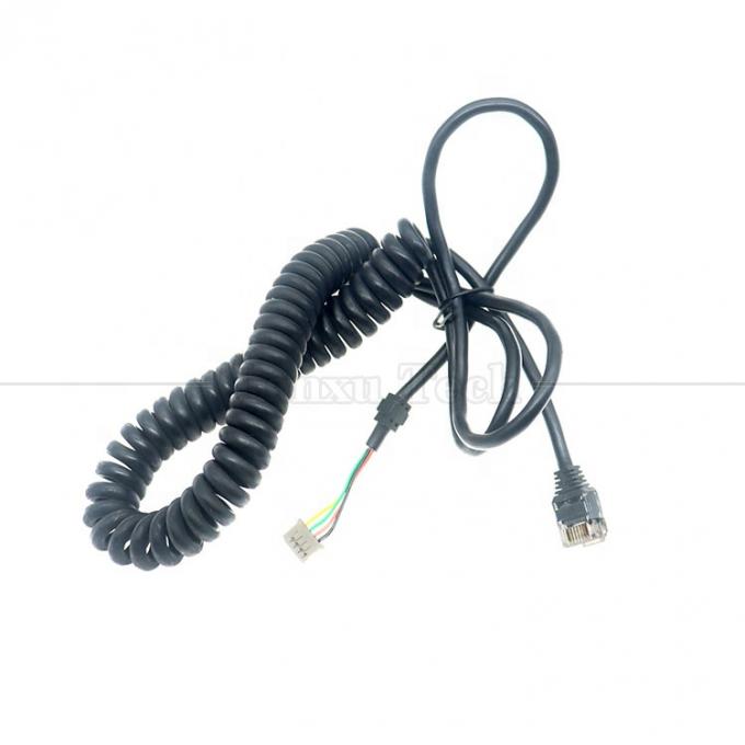 커스터마이즈된 이더넷 네트워크 RJ45 남성 여성으로 JST 모렉스 PH XH ZH SH 1.0 1.25 2.0mm 피치 와이어 해운스 케이블 0