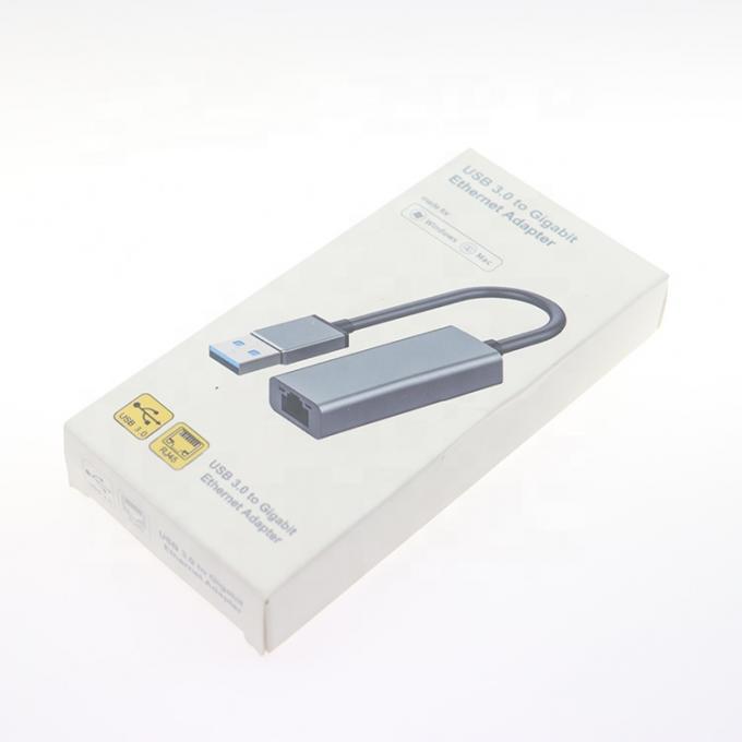 슈퍼 스피드 1000Mbps 금속 셸 USB 3.0에서 기가비트 RJ45 이더넷 어댑터 4