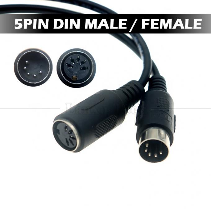 고품질 1M 3M 5M 오디오 키보드 기타용 남성에서 여성 MIDI 5 PIN DIN 확장 케이블 0