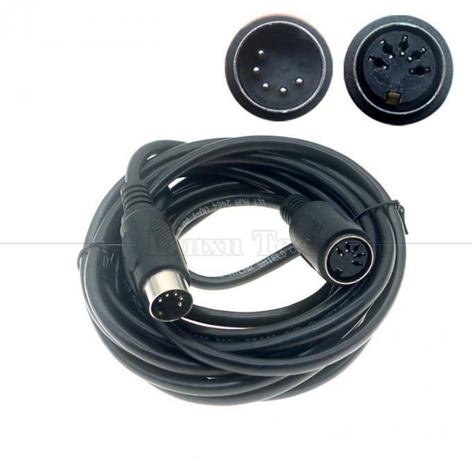 1M 2M 3M 5M 남성에서 여성 MIDI 5 PIN DIN 확장 케이블 1