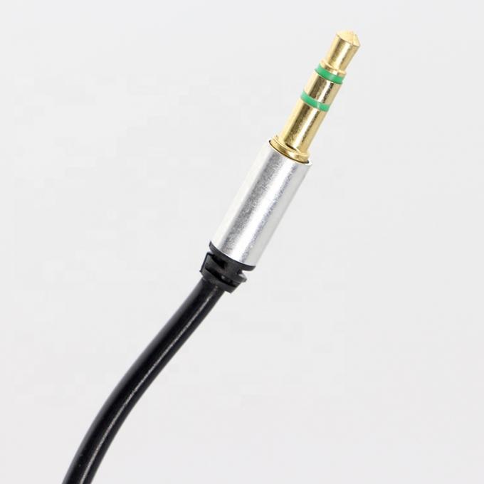 커스텀 1M 2M 3M 코일 스파이럴 스프링 남성에서 남성 3.5mm 잭 스테레오 Aux 오디오 케이블 3