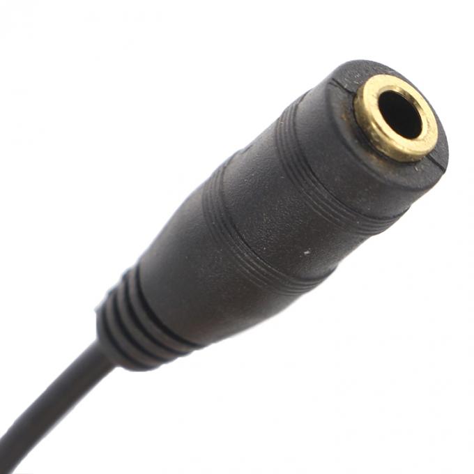 1 남자 2 여자 분할 3.5mm 스테레오 잭 헤드폰 오디오 Y 분할 케이블 1