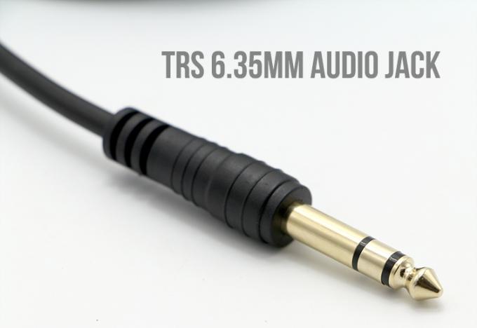 3M 금판 6.35mm 잭 1/4 인치 TRS 남성에서 1/4 인치 TS 잭 여성 오디오 잭 스테레오 케이블 1
