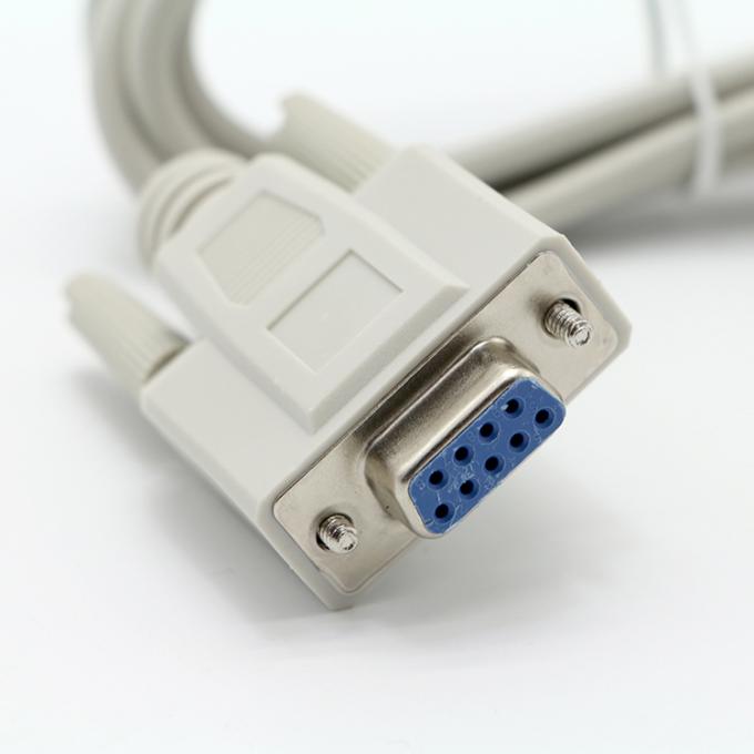 OEM 쉴드 남성에서 여성 DB9 RS232 9 핀 직선 확장 일련 데이터 케이블 1