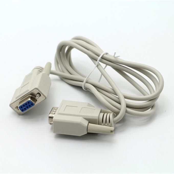 OEM 쉴드 남성에서 여성 DB9 RS232 9 핀 직선 확장 일련 데이터 케이블 4