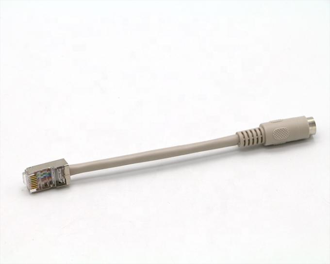 0.2M 0.5M 1M 2M 3M 5M 8 PIN 미니 딘 여성에서 RJ45 확장 케이블 0