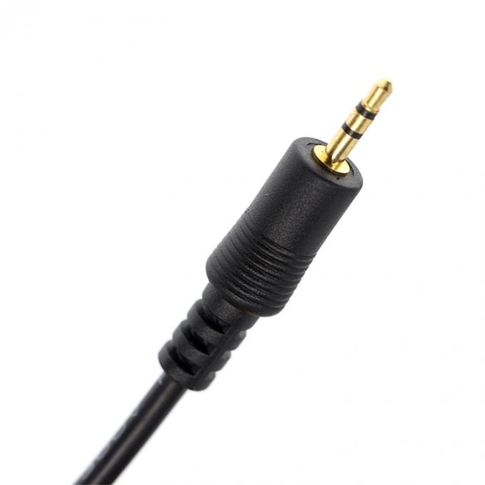 사용자 지정 3극 오른쪽 각 2.5mm TRS에서 3.5mm Mono TRRS Aux 스테레오 오디오 잭 케이블 2