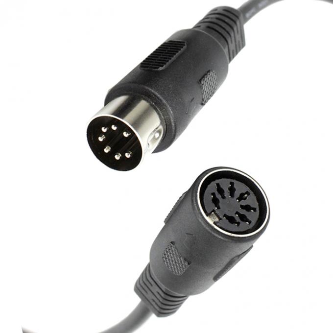 OEM 공장 S 비디오 오디오 쉴드 남성에서 남성 여성 3 4 5 6 7 8 9 10 13 PIN MIDI DIN 확장 케이블 3