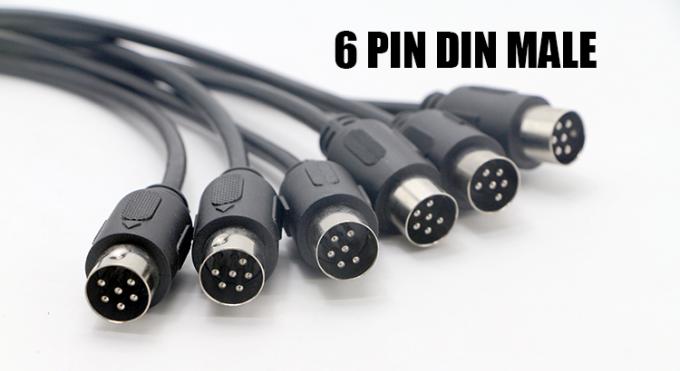OEM 공장 S 비디오 오디오 쉴드 남성에서 남성 여성 3 4 5 6 7 8 9 10 13 PIN MIDI DIN 확장 케이블 5