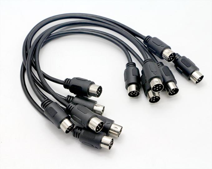 OEM 공장 S 비디오 오디오 쉴드 남성에서 남성 여성 3 4 5 6 7 8 9 10 13 PIN MIDI DIN 확장 케이블 6