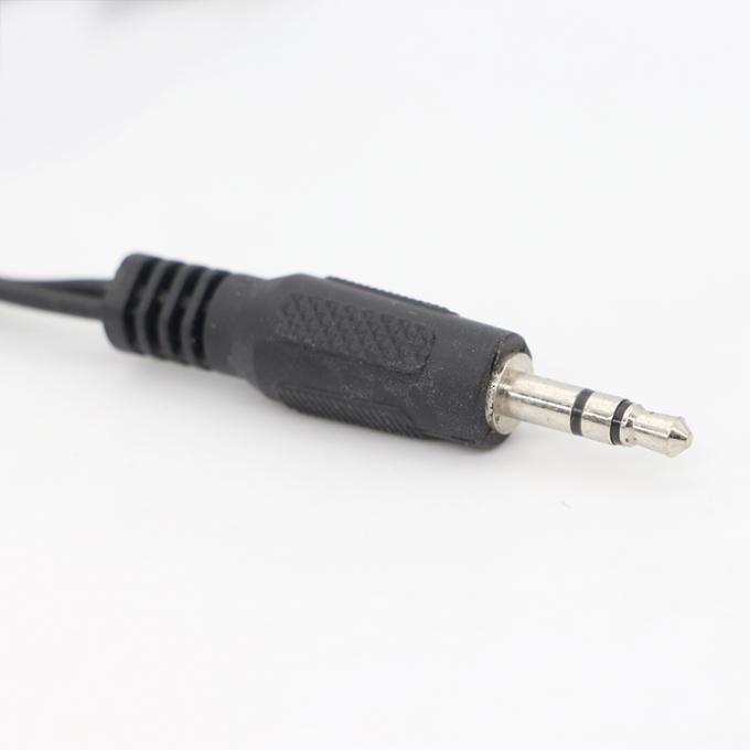 커스텀 3.5mm 잭 1 남자 2 여자 Y 스플리터 헤드폰 잭 마이크 PC 오디오 TRS 스플리터 케이블 1