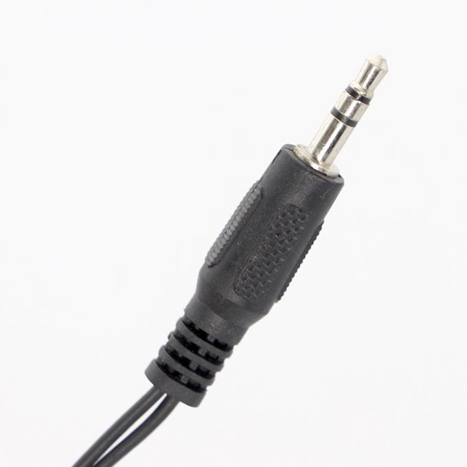 커스텀 3.5mm 잭 1 남자 2 여자 Y 스플리터 헤드폰 잭 마이크 PC 오디오 TRS 스플리터 케이블 2