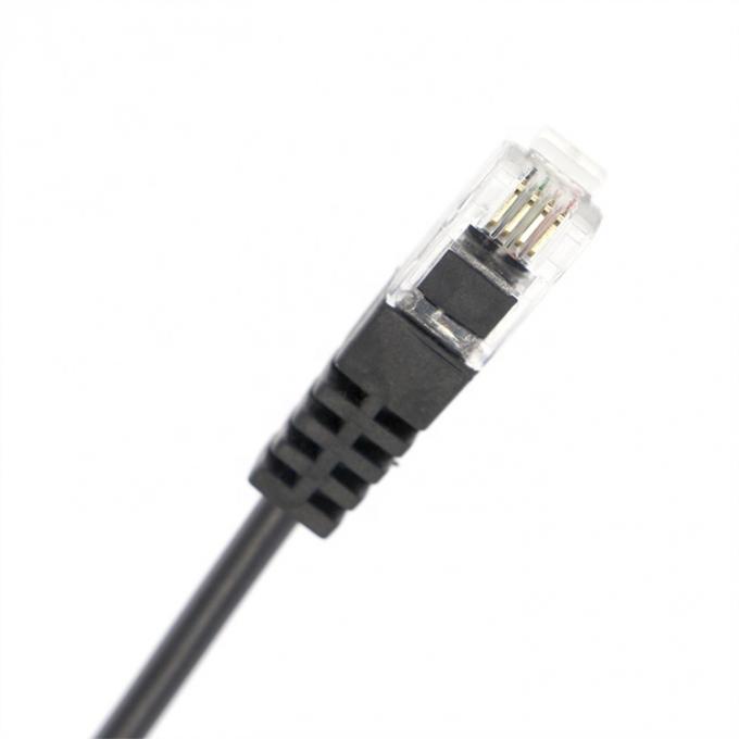 OEM RJ9 RJ10 여자 3.5mm CTIA 플러그 오디오 잭 헤드셋 어댑터 케이블 3