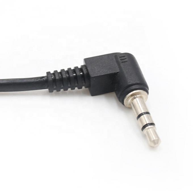 OEM 코일 1m 남성에서 남성 90도 오른쪽 각 3.5mm TRS 스테레오 오디오 잭 케이블 2