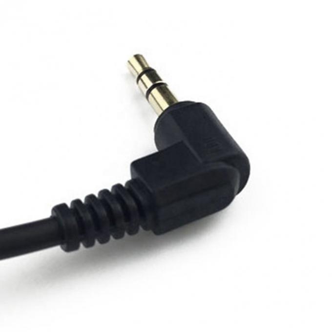 OEM 코일 1m 남성에서 남성 90도 오른쪽 각 3.5mm TRS 스테레오 오디오 잭 케이블 3