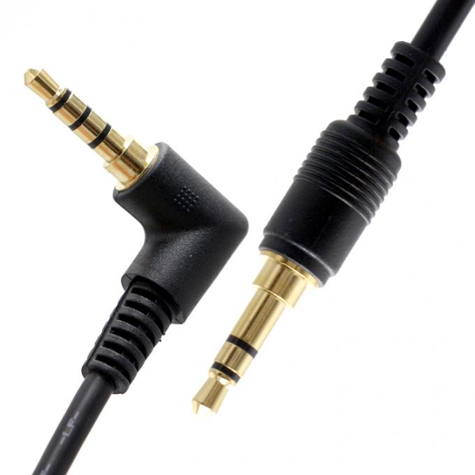 OEM 90도 오른쪽 각 3.5mm TRRS 잭 남성에서 3.5mm TRRS 잭 남성 오디오 케이블 2