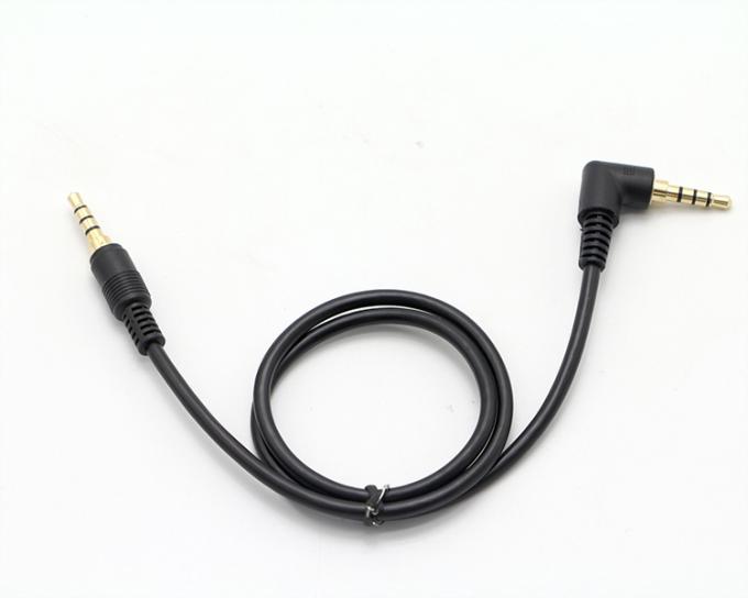 OEM 90도 오른쪽 각 3.5mm TRRS 잭 남성에서 3.5mm TRRS 잭 남성 오디오 케이블 6