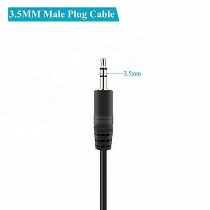 TRS 2 폴 스테레오 오디오 잭 3.5mm 남성 플러그로 벗겨진 틴 된 맨 와이어 오픈 엔드 케이블 2