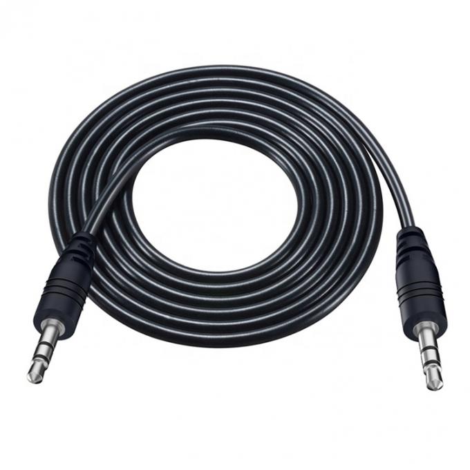 커스텀 1M 2M 남성에서 여성 3.5mm Aux 오디오 잭 확장 케이블 0