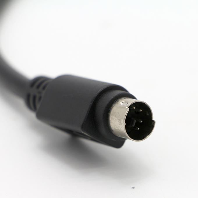 맞춤형 남성에서 남성 6 PIN 미니 DIN 플러그 비디오 오디오 MIDI 확장 케이블 PS2 키보드 2