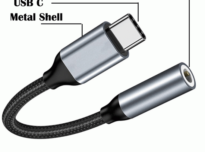 삼성 픽셀 구글 폰용 3.5mm 오디오 케이블 어댑터로 높은 호환성 DAC USB 타입 C 3