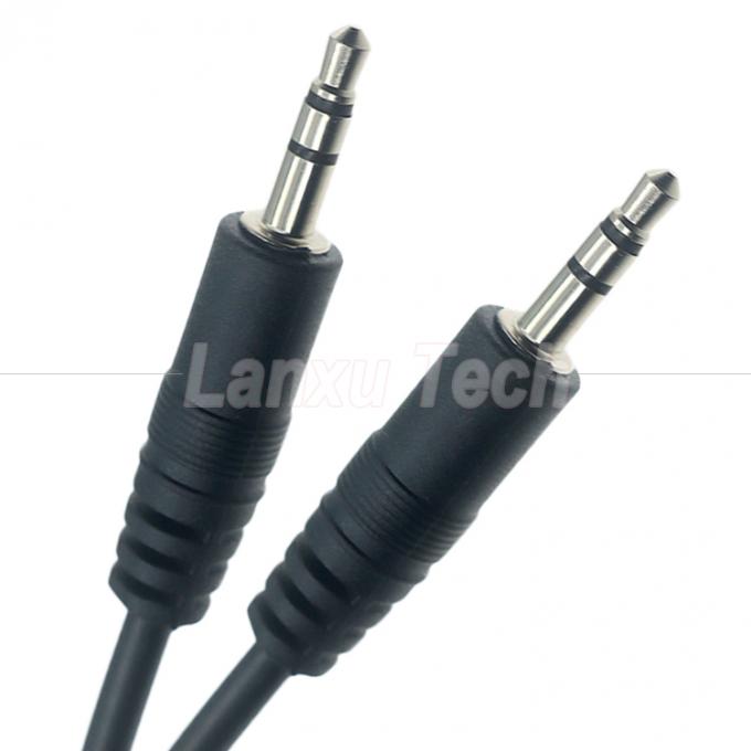 OEM 커스터마이징 1M 2M 3M 5M 10M 3 폴 TRS 남성에서 남성 3.5mm Aux 스테레오 잭 오디오 확장 케이블 3