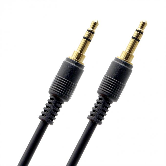 OEM 골드 플래팅 1M 2M 3M 남성에서 남성 3.5mm 잭 보조 스피커 스테레오 오디오 케이블 3